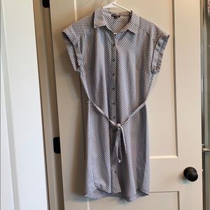Express button up dress